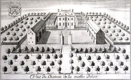Dessin du château (Remacle Leloup)
